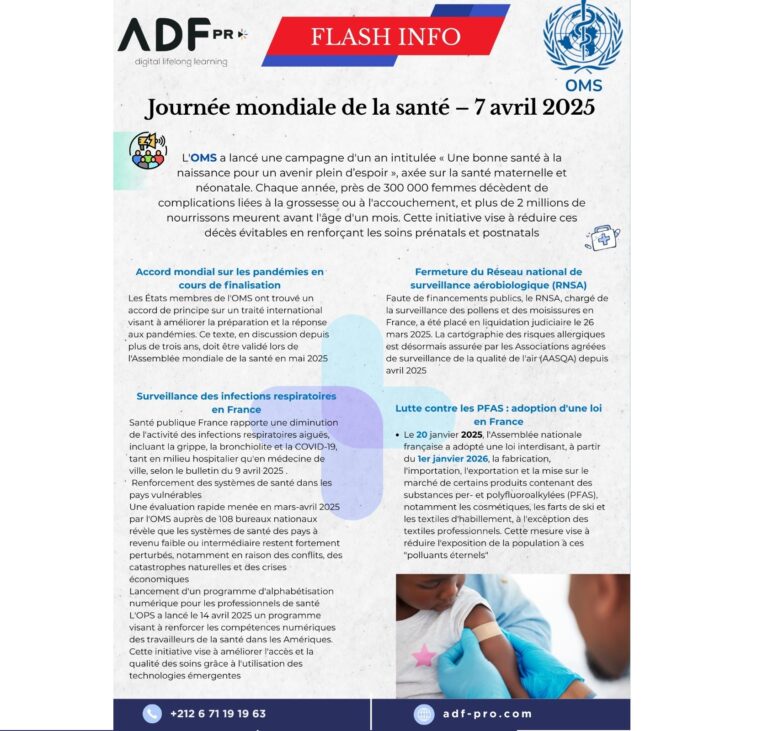 Journee Mondiale De La Sante Carre - ADF PRO