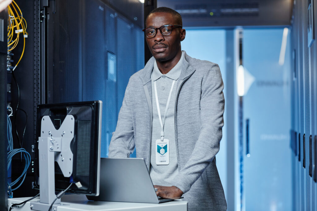Portrait Of Black Man As Network Engineer - ADF PRO