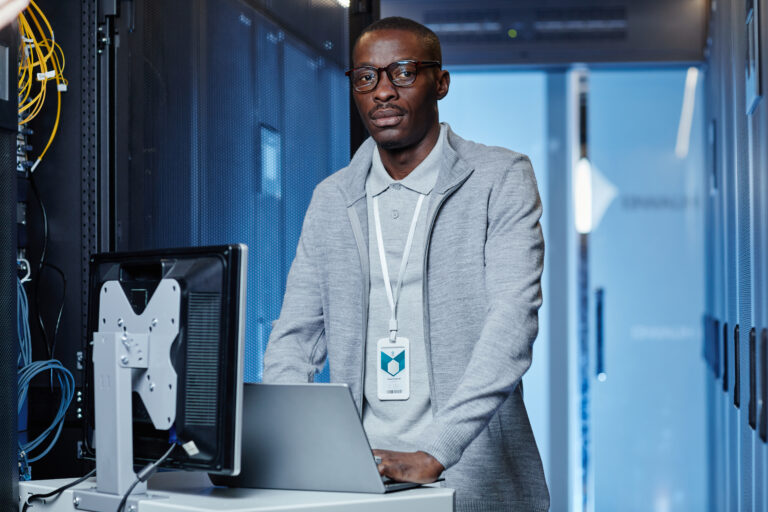 Portrait Of Black Man As Network Engineer - ADF PRO