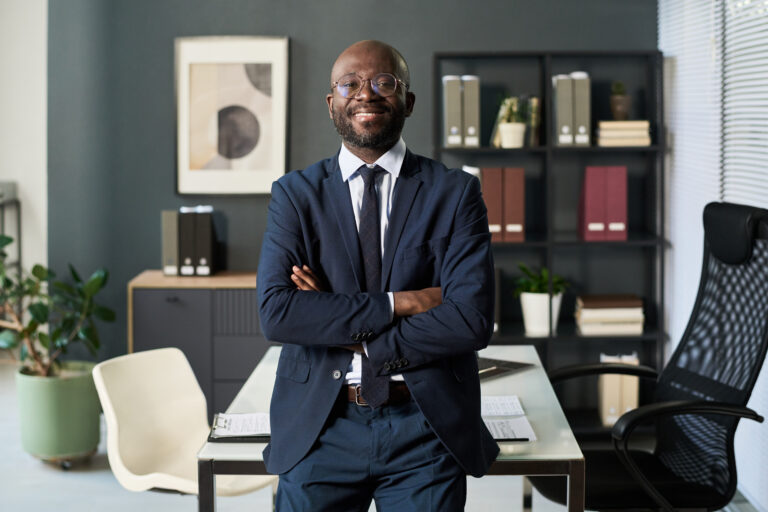 Successful Businessman In Suit In Office - ADF PRO