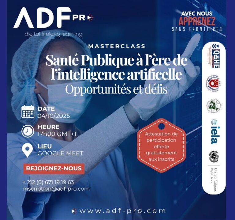 Santé Publique à l’ère de l’intelligence artificielle – Opportunités et défis